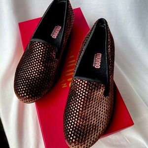 Munro Jerrie brown velvet shoes